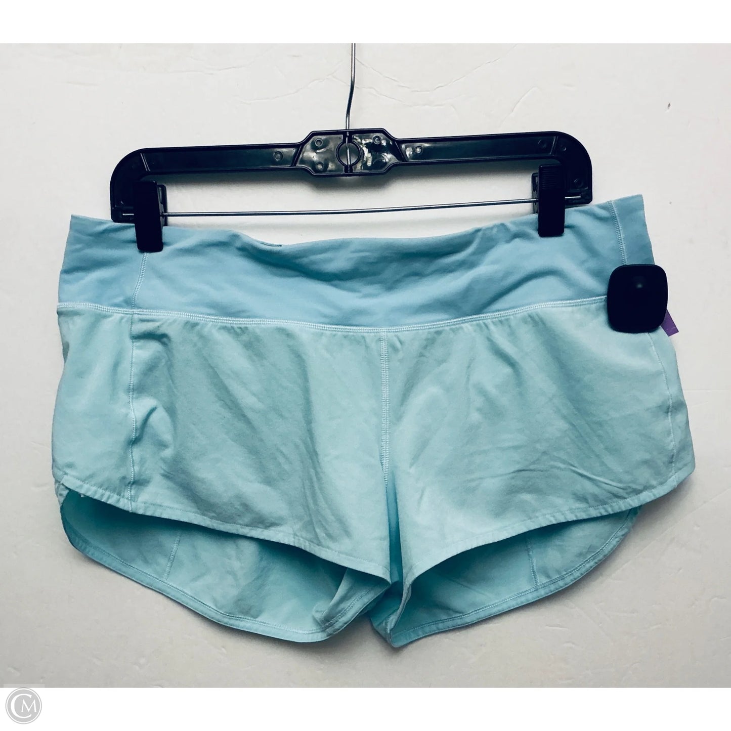 Athletic Shorts By Lululemon In Teal, Size: 10