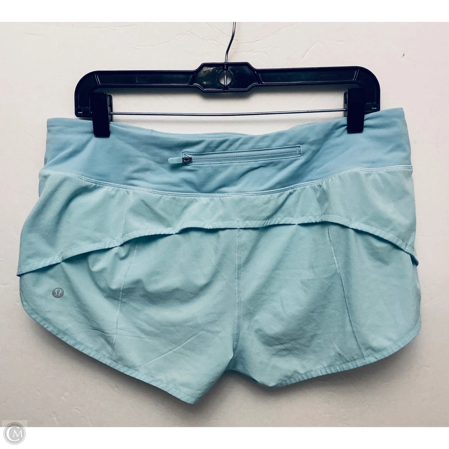Athletic Shorts By Lululemon In Teal, Size: 10
