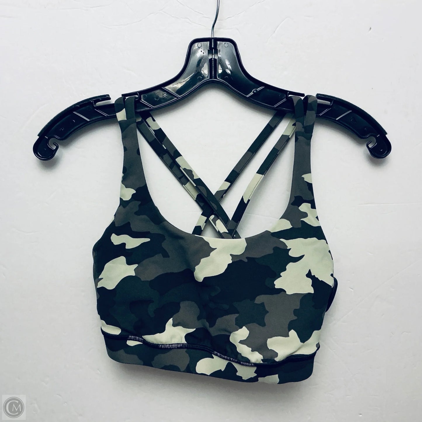 Athletic Bra By Lululemon In Camouflage Print, Size: 8