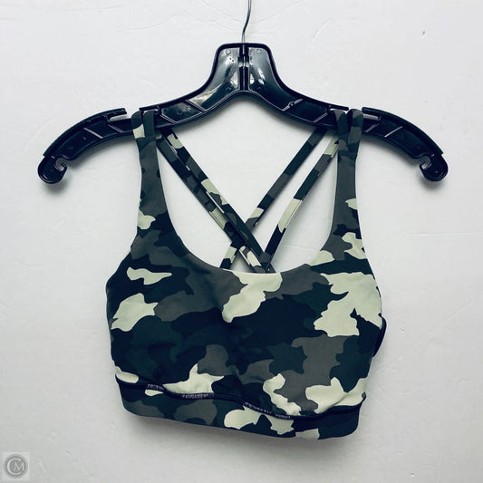 Athletic Bra By Lululemon In Camouflage Print, Size: 8