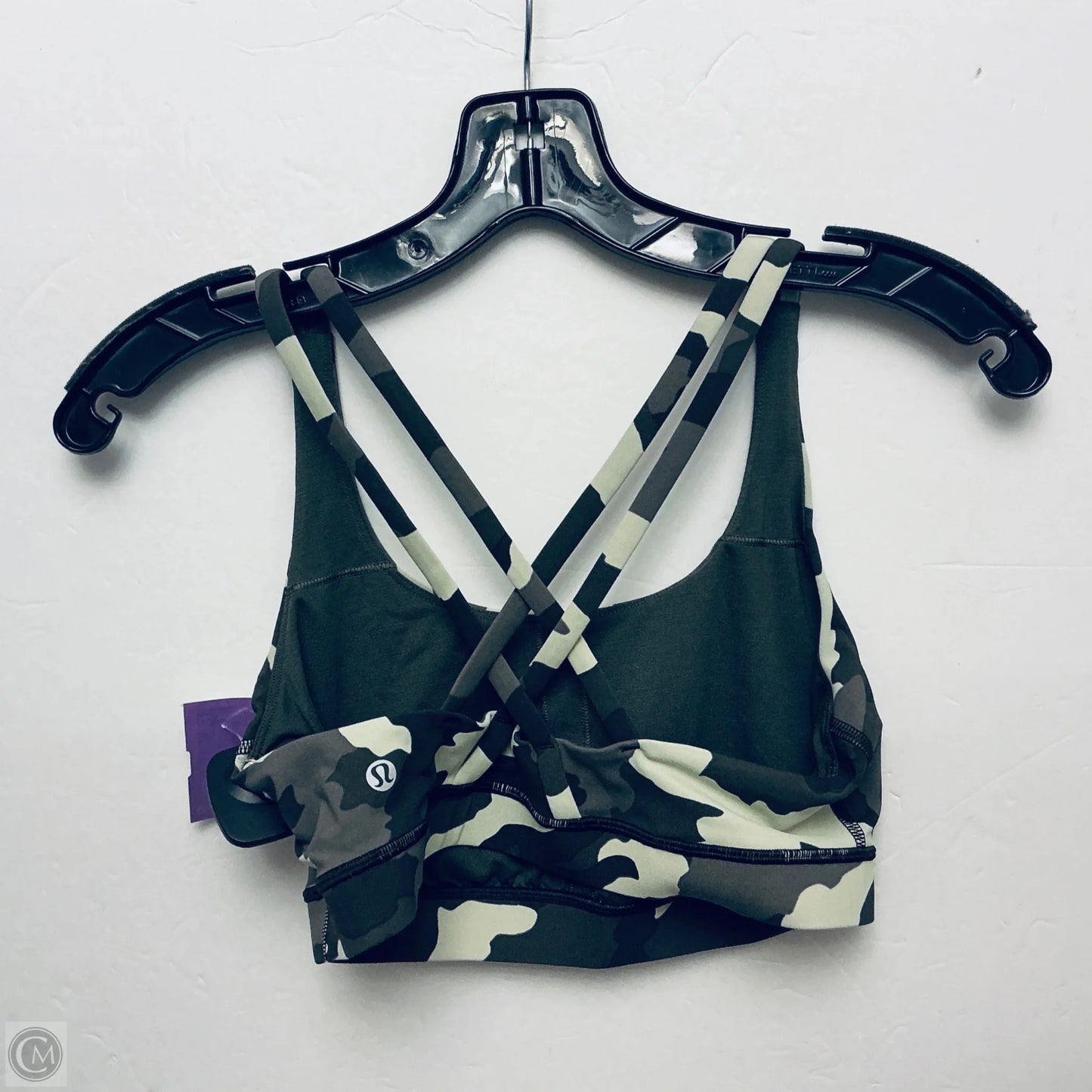 Athletic Bra By Lululemon In Camouflage Print, Size: 8