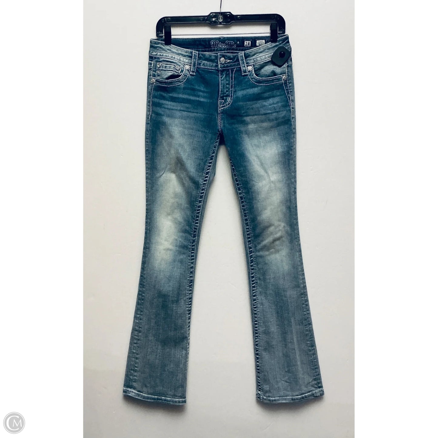 Jeans Straight By Miss Me In Blue, Size: 6