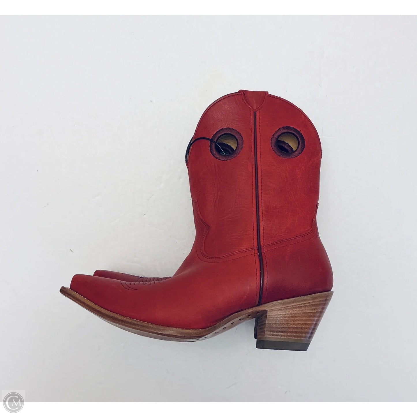 Boots Western By Cmb In Red, Size: 9