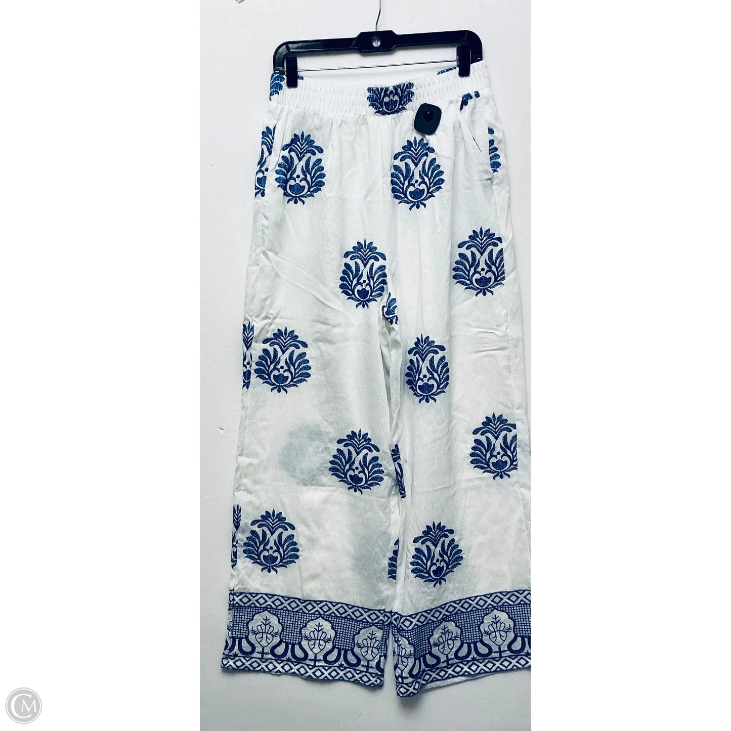 Pants Set 2pc By Cme In Blue & White, Size: 1x