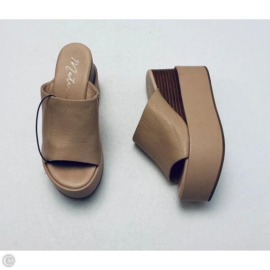 Sandals Heels Platform By Matisse In Tan, Size: 6.5