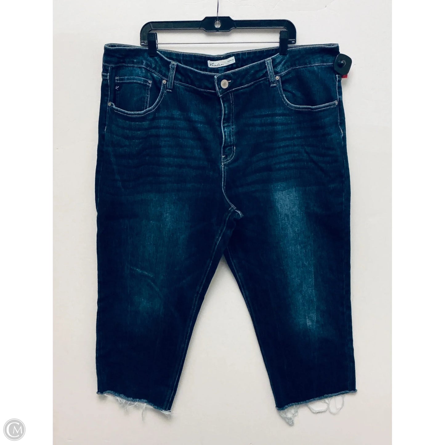 Jeans Wide Leg By Kancan In Blue, Size: 24