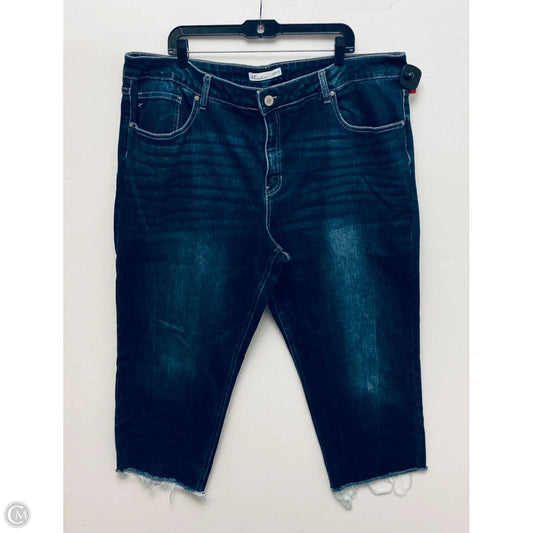 Jeans Wide Leg By Kancan In Blue, Size: 24