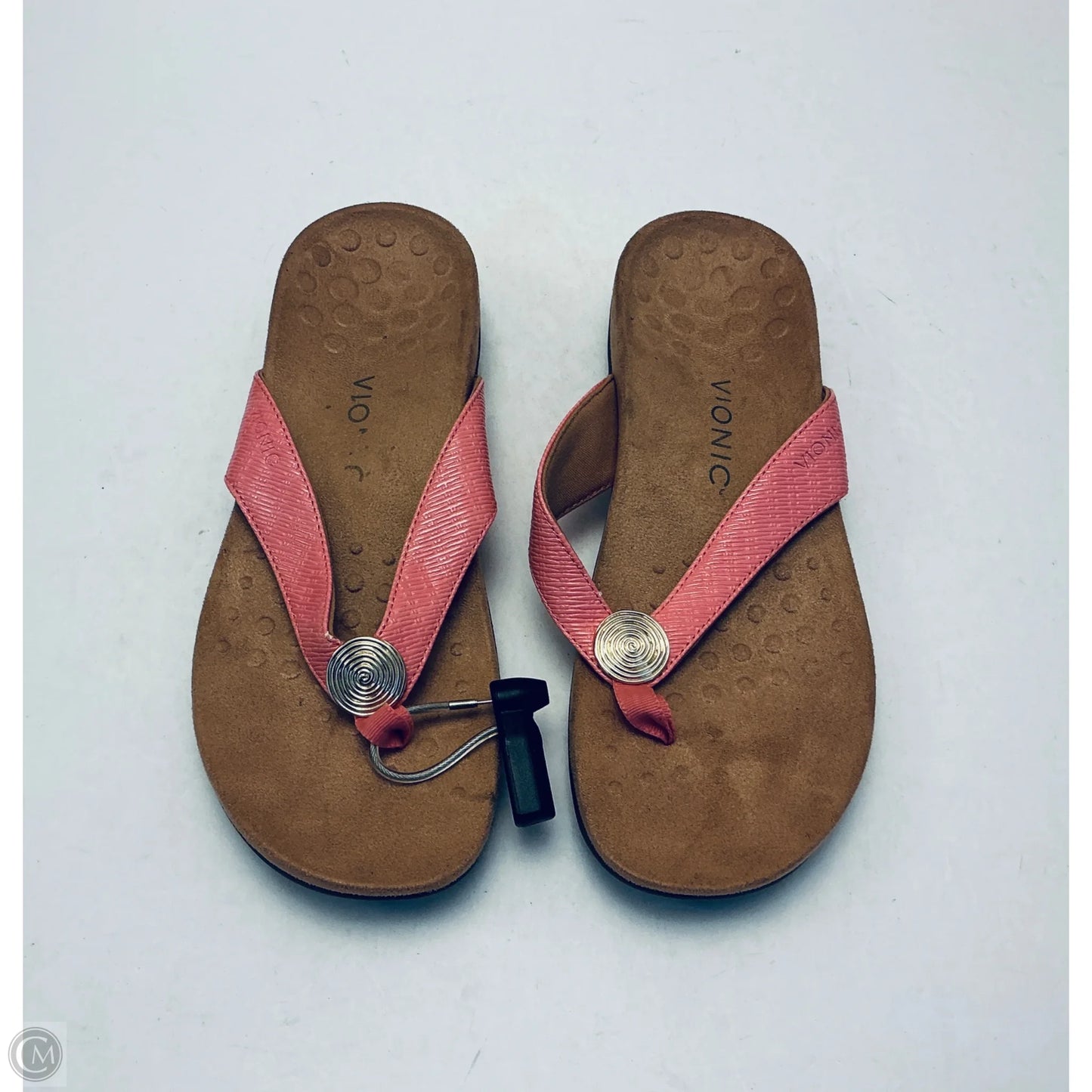 Sandals Flats By Vionic In Pink, Size: 8.5