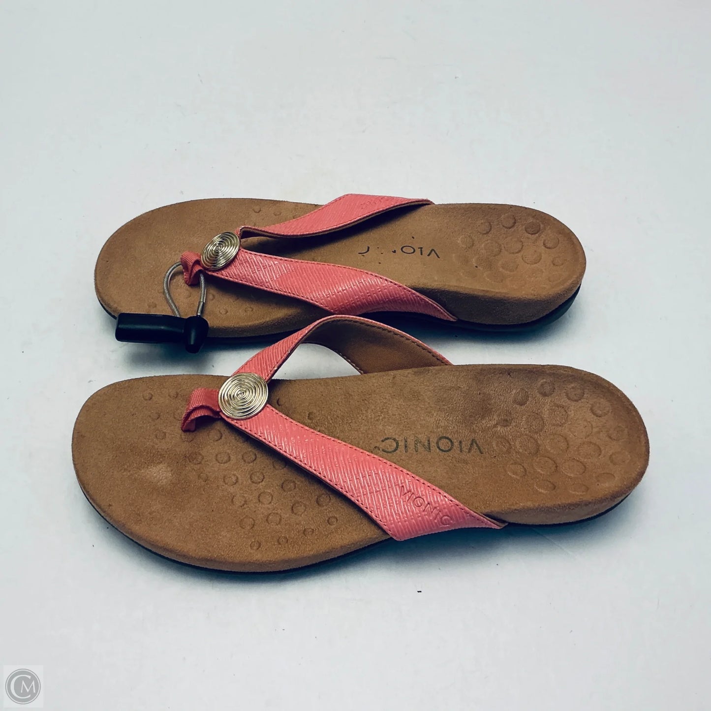Sandals Flats By Vionic In Pink, Size: 8.5