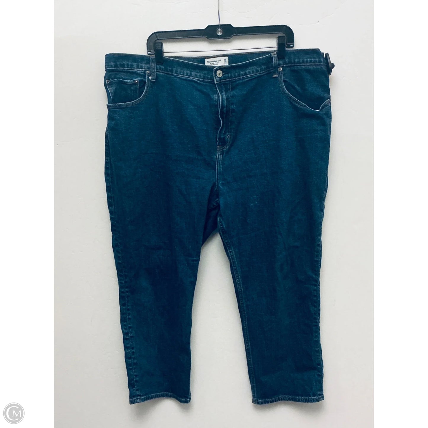 Jeans Straight By Abercrombie And Fitch In Blue, Size: 18