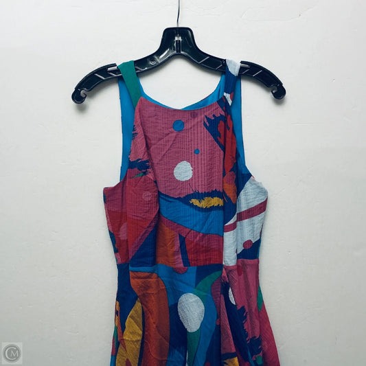 Dress Casual Midi By Cmf In Multi-colored, Size: M
