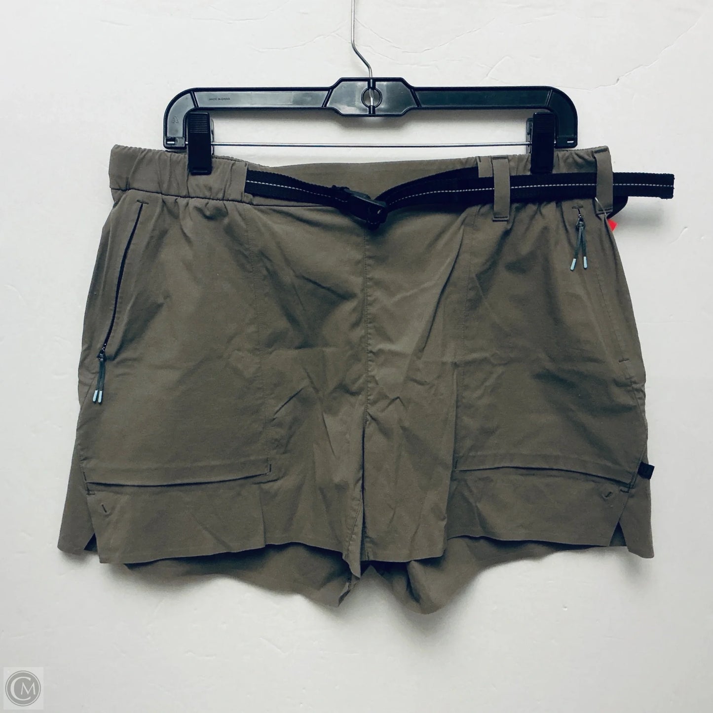 Athletic Shorts By Lululemon In Green, Size: 12