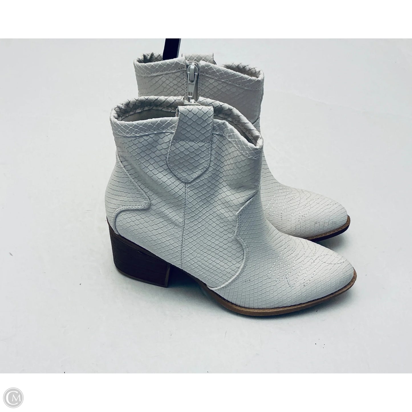 Boots Western By Dirty Laundry In White, Size: 8.5