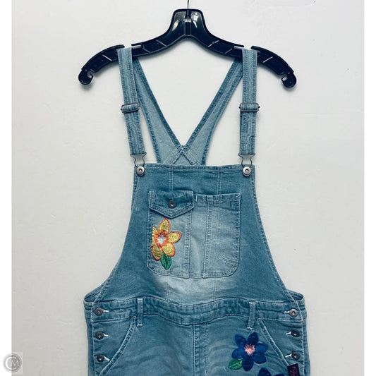 Shortalls By No Boundaries In Blue, Size: Xxl