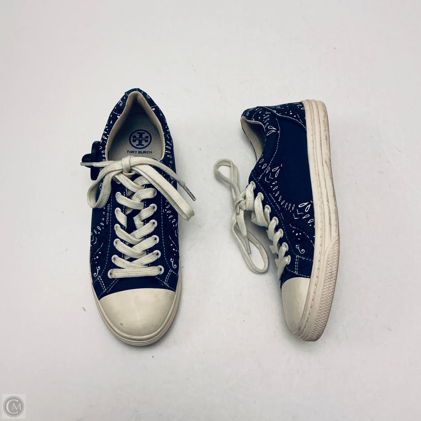 Shoes Sneakers By Tory Burch In Blue, Size: 7.5
