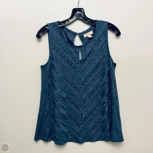 Top Sleeveless By Cupio In Blue, Size: M