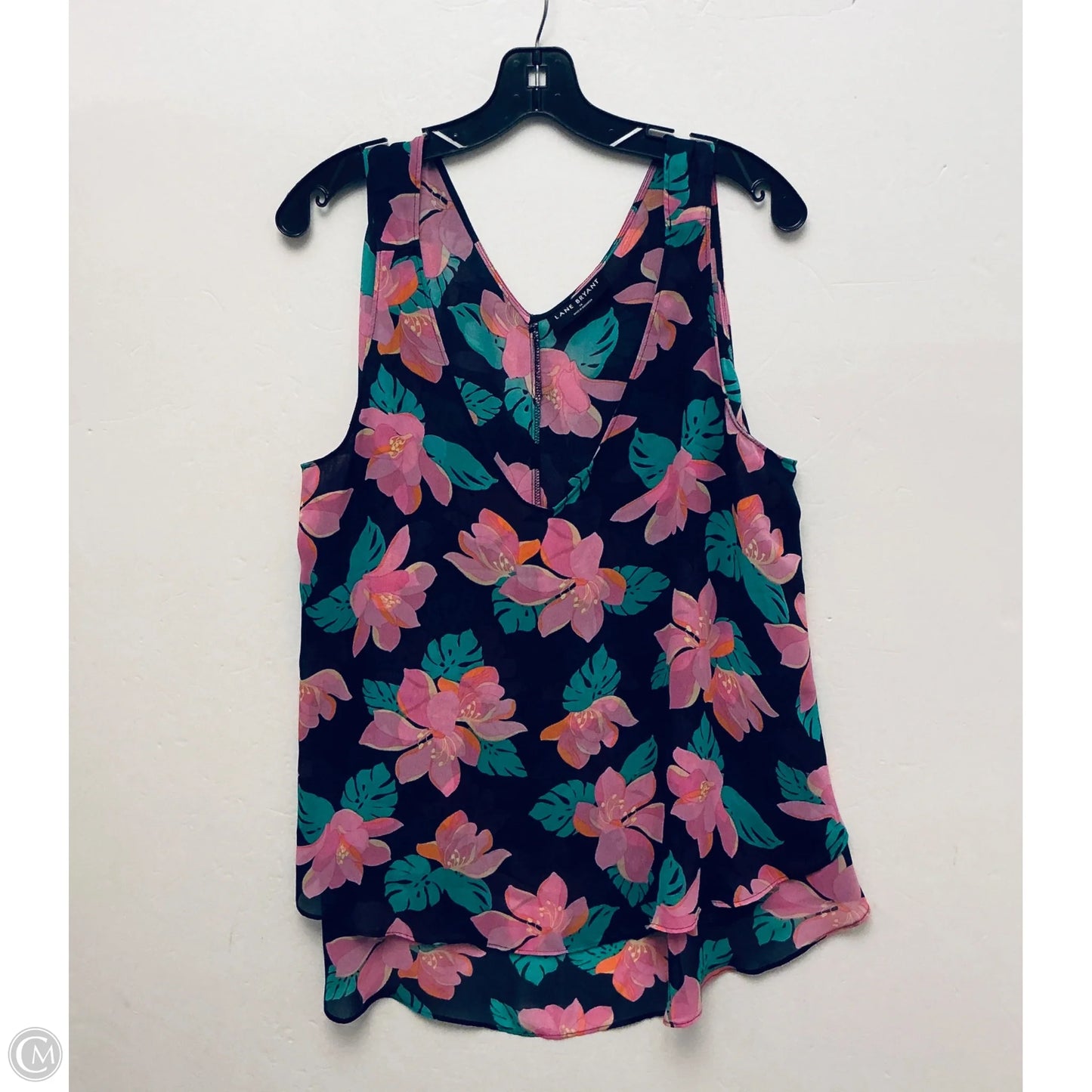 Top Sleeveless By Lane Bryant In Floral Print, Size: Xl