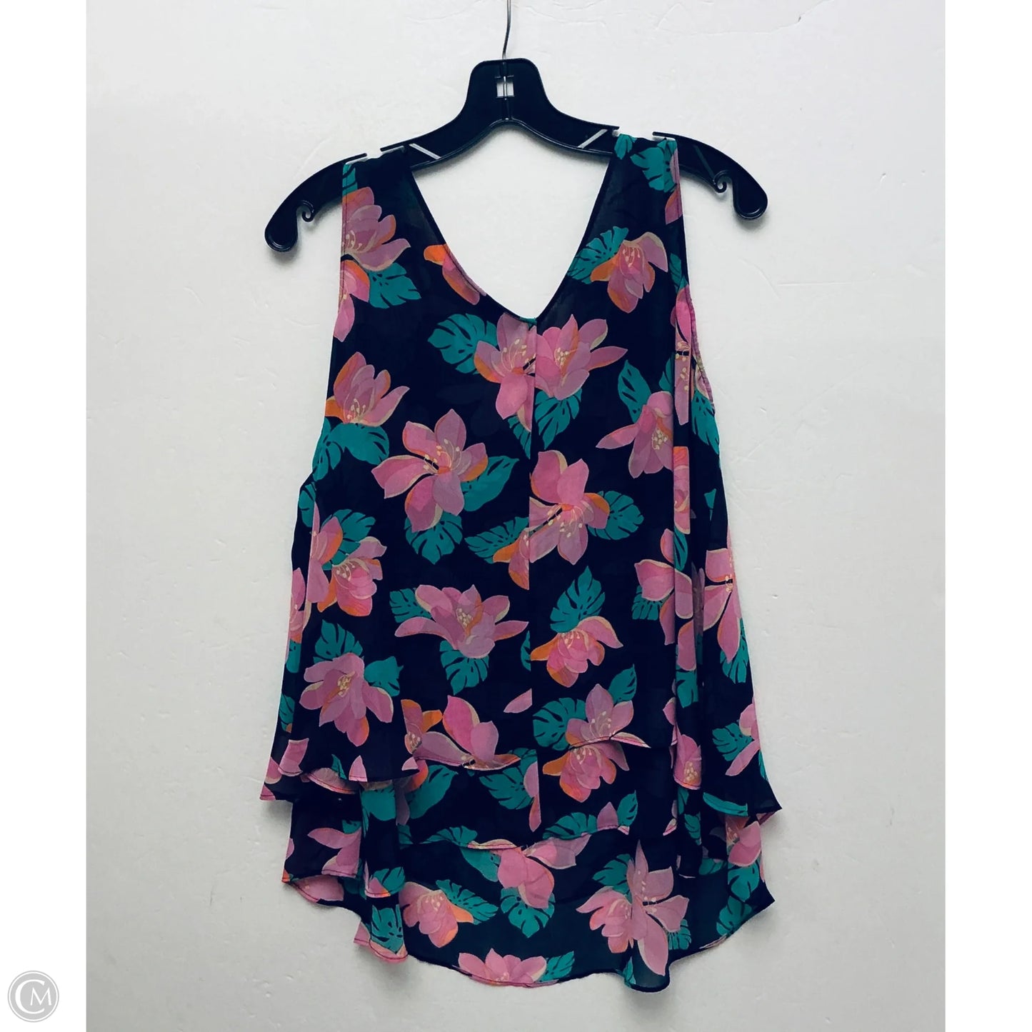 Top Sleeveless By Lane Bryant In Floral Print, Size: Xl