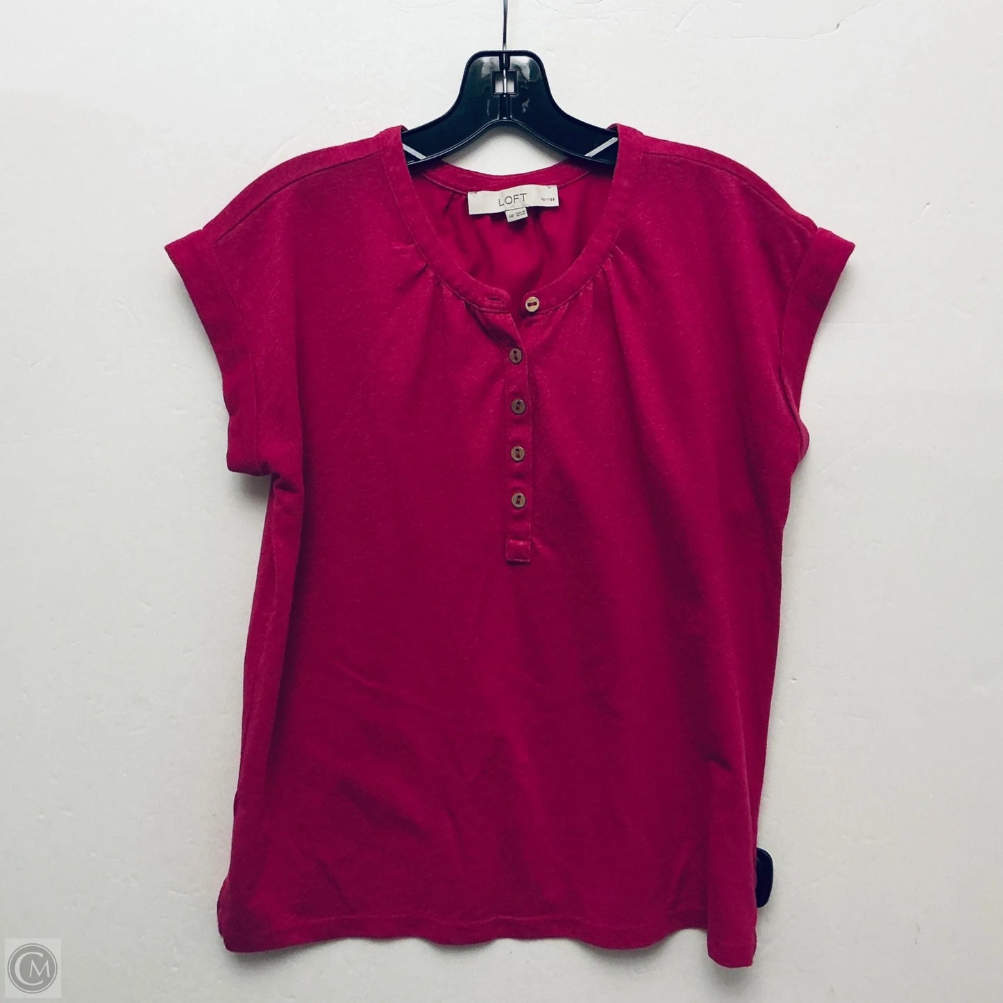 Top Sleeveless By Loft In Pink, Size: M
