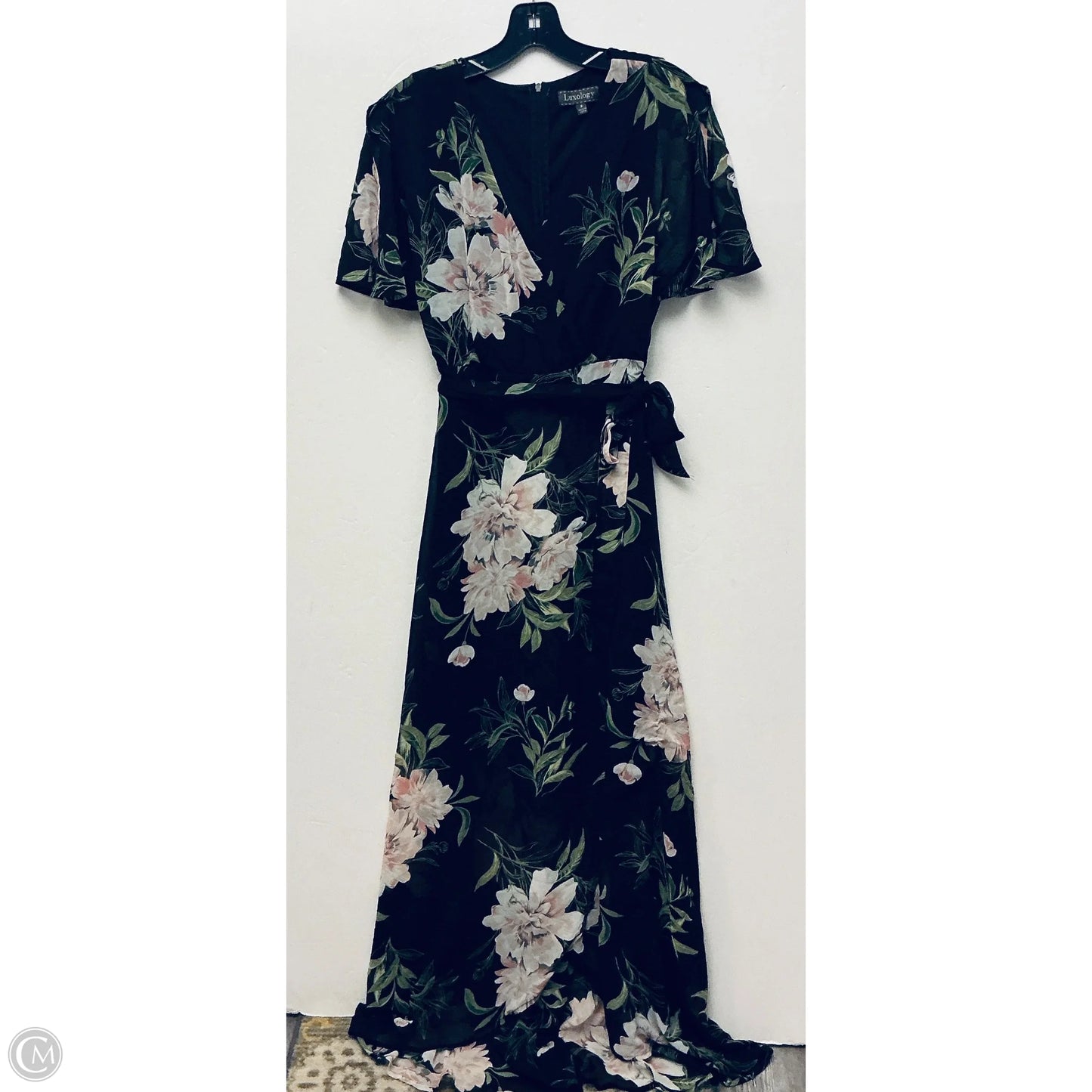 Dress Casual Maxi By Luxology In Floral Print, Size: M
