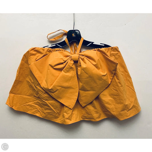 Top Sleeveless By Mare Mare In Yellow, Size: M