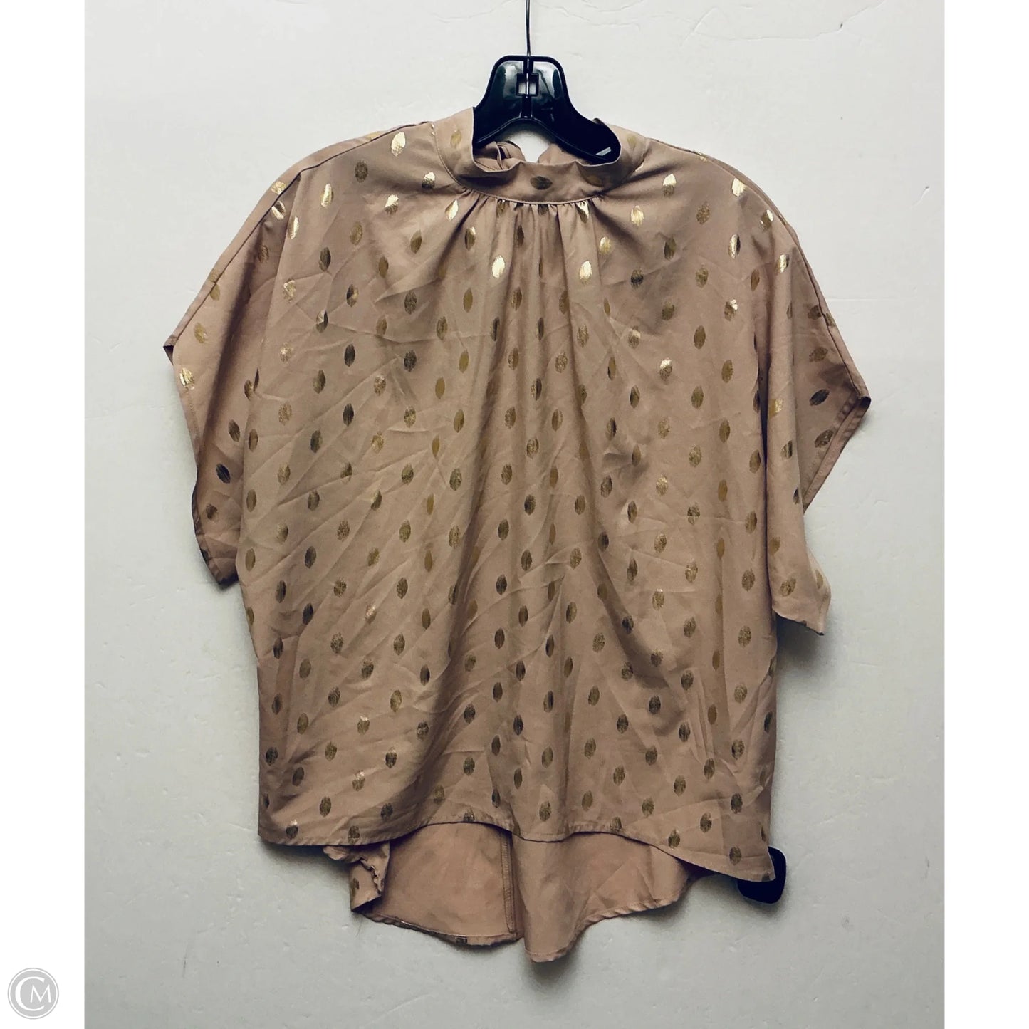 Top Sleeveless By Shein In Tan, Size: M