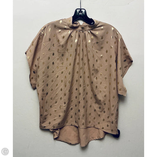 Top Sleeveless By Shein In Tan, Size: M
