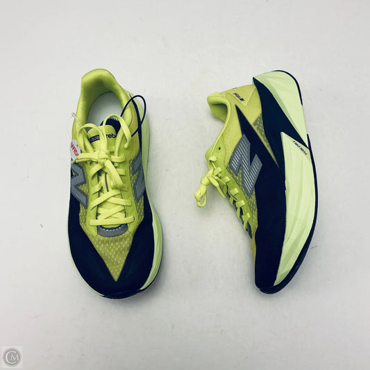 Shoes Sneakers By New Balance In Black & Yellow, Size: 7