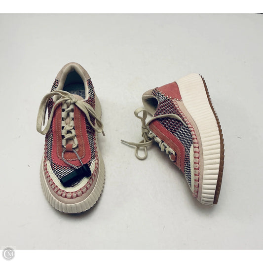 Shoes Sneakers By Dolce Vita In Pink & White, Size: 6