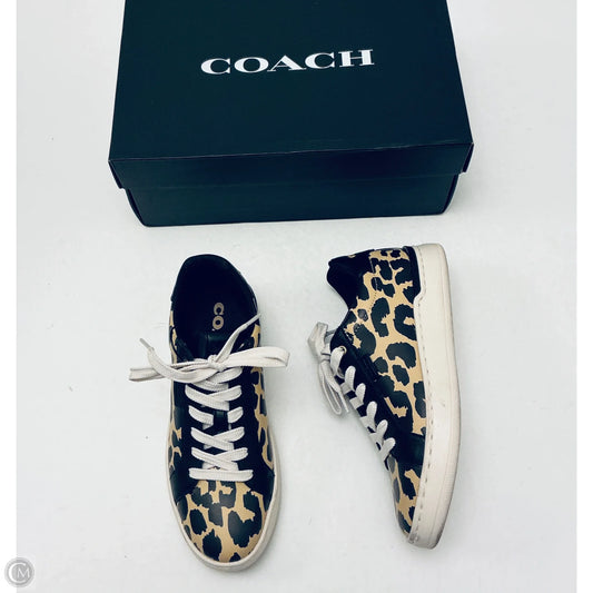 Shoes Designer By Coach In Animal Print, Size: 6