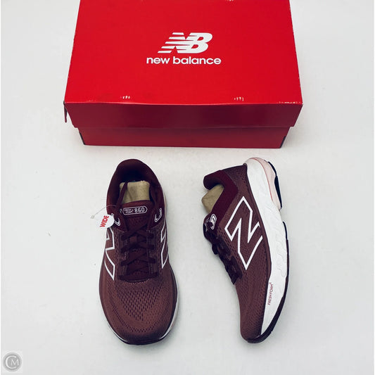 Shoes Sneakers By New Balance In Maroon, Size: 7