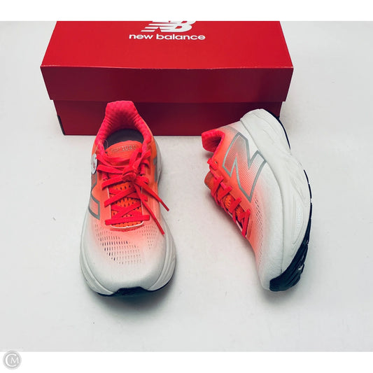 Shoes Sneakers By New Balance In Pink & White, Size: 7