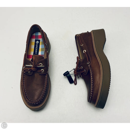 Shoes Flats By Sperry In Brown, Size: 7.5