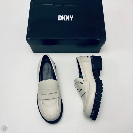 Shoes Heels Block By Dkny In White, Size: 7.5