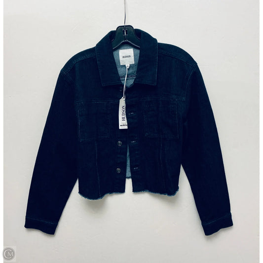 Jacket Denim By Hudson In Blue, Size: M