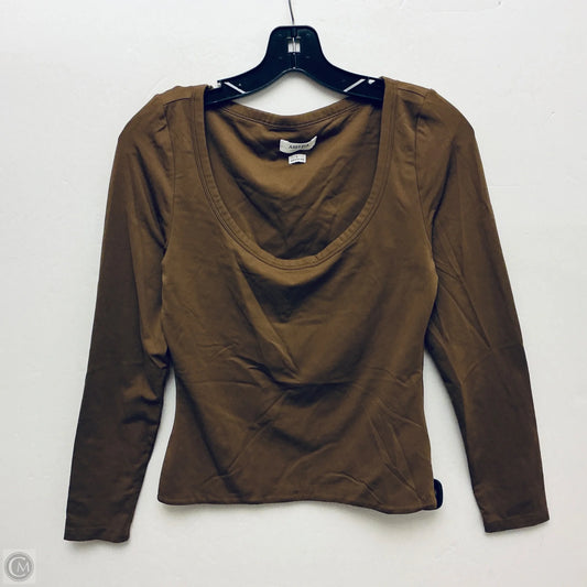Top Long Sleeve By Aritzia In Green, Size: L