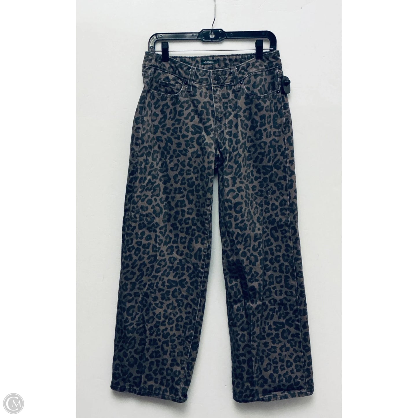 Jeans Wide Leg By Wild Fable In Animal Print, Size: 6