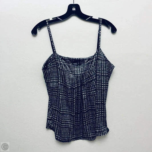 Top Sleeveless By New York And Co In Black & White, Size: M