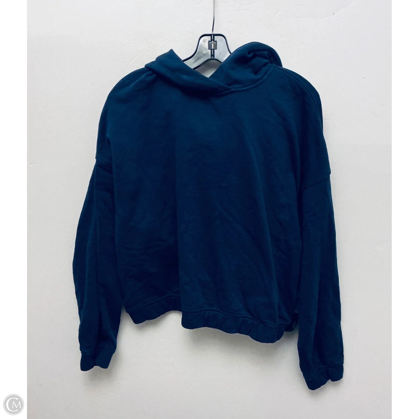 Athletic Sweatshirt Hoodie By Lululemon In Navy, Size: 12
