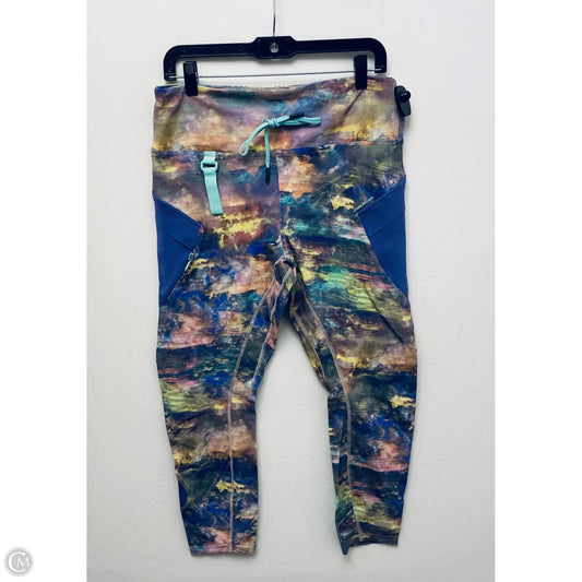 Athletic Leggings By Lululemon In Multi-colored, Size: 14