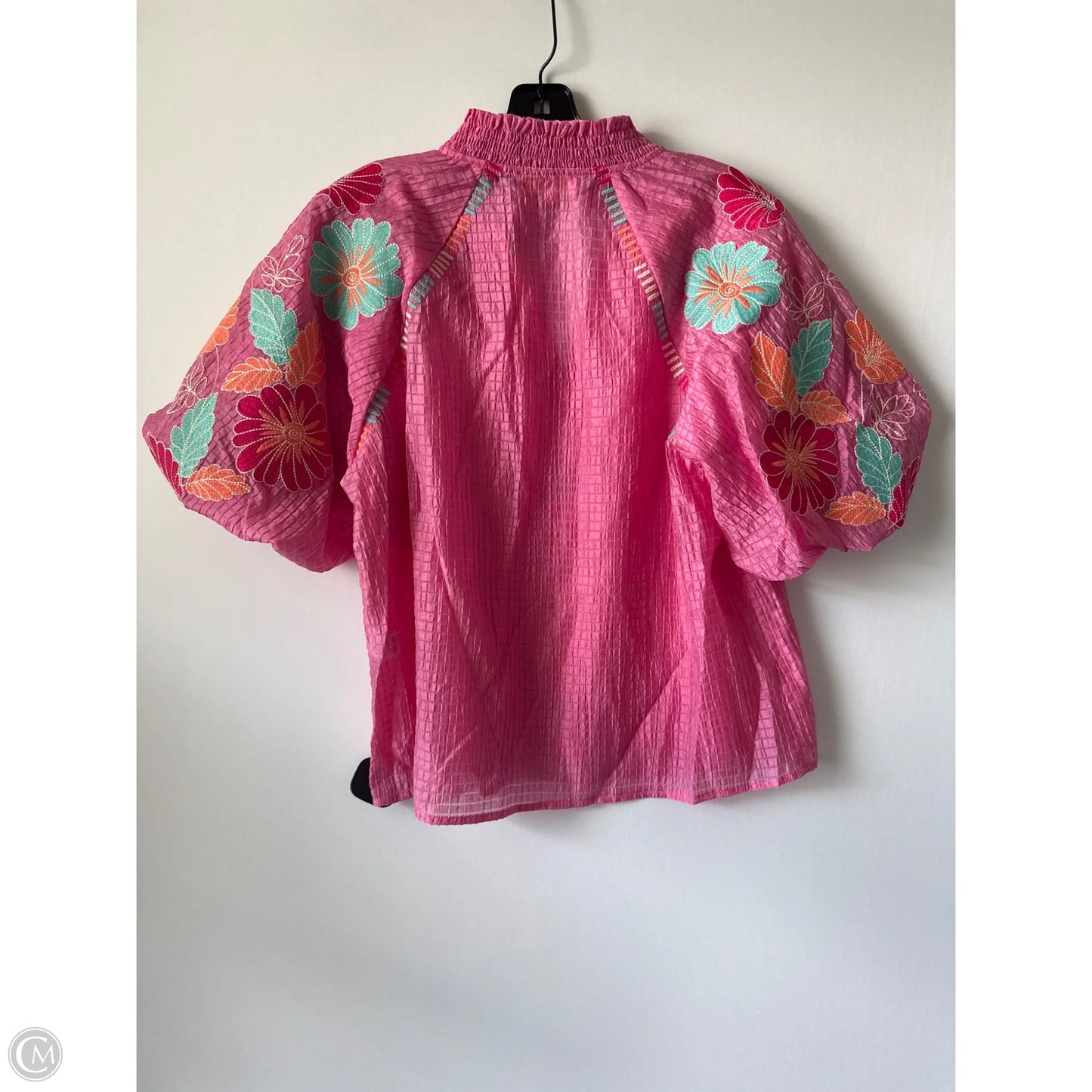 Top Short Sleeve By Thml In Floral Print, Size: M