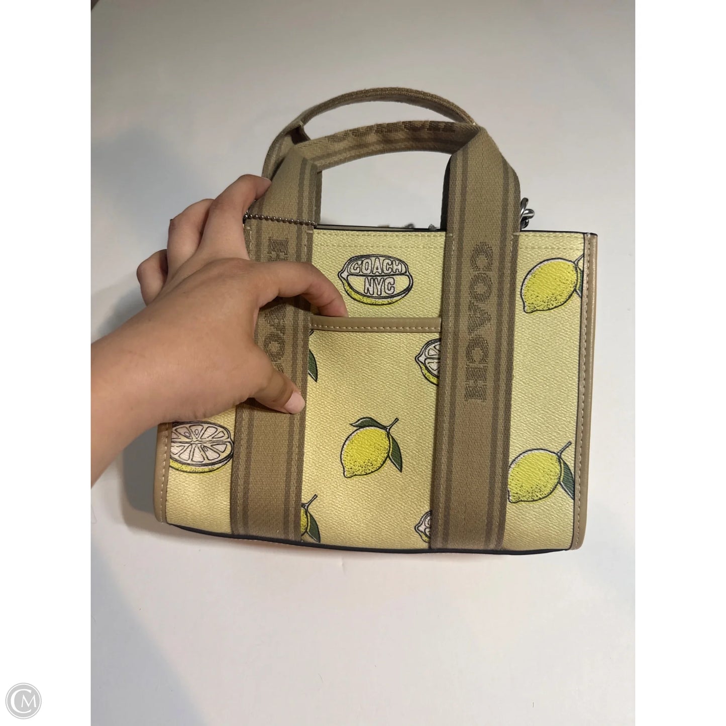 Handbag Designer By Coach, Size: Small