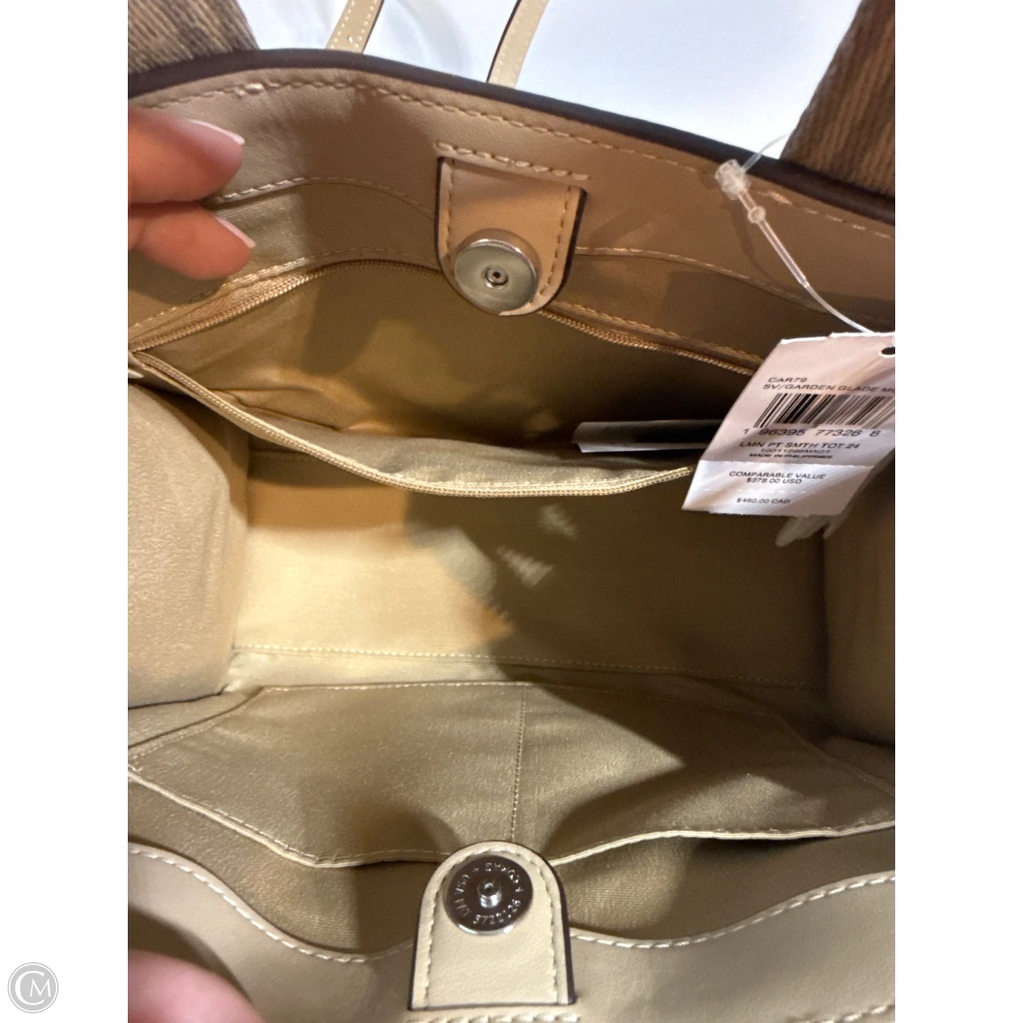 Handbag Designer By Coach, Size: Small