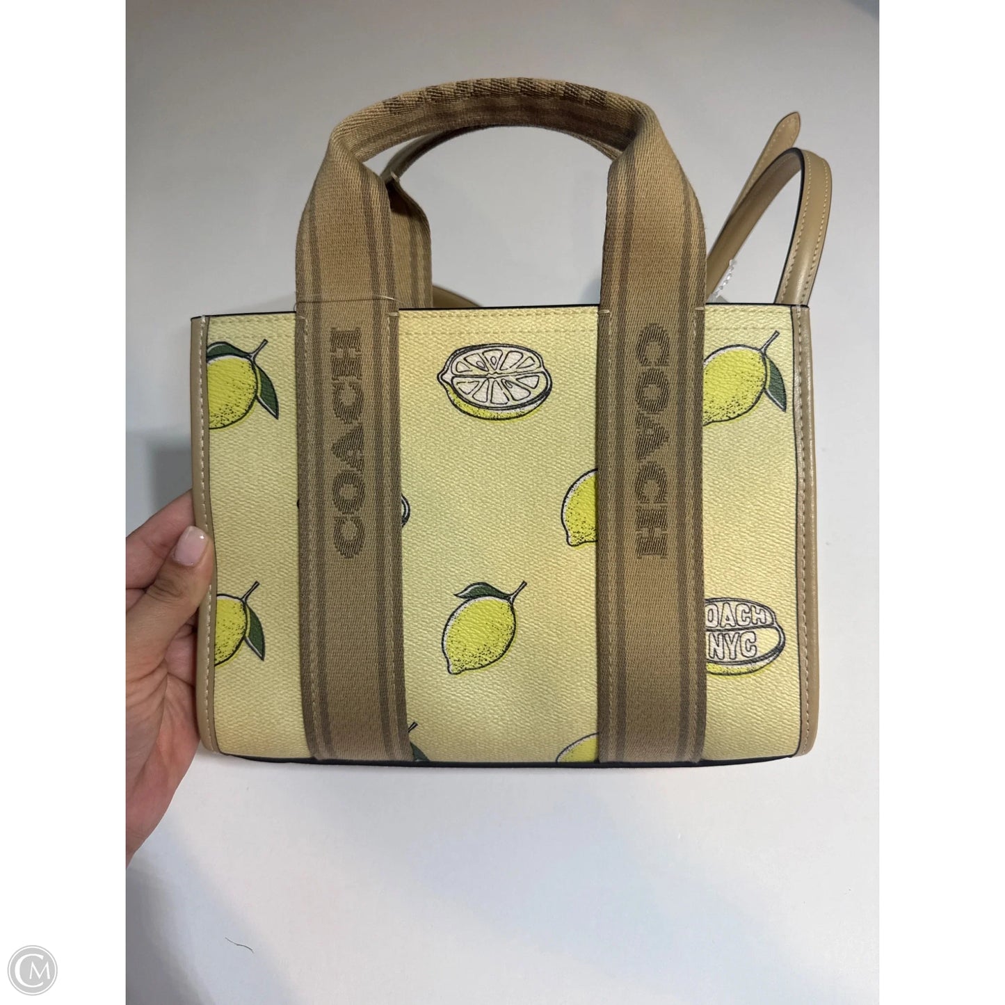 Handbag Designer By Coach, Size: Small