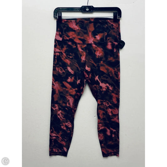 Athletic Leggings By Lululemon In Multi-colored, Size: 10