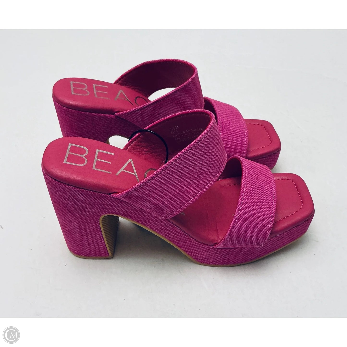 Sandals Heels Block By Matisse In Pink, Size: 8