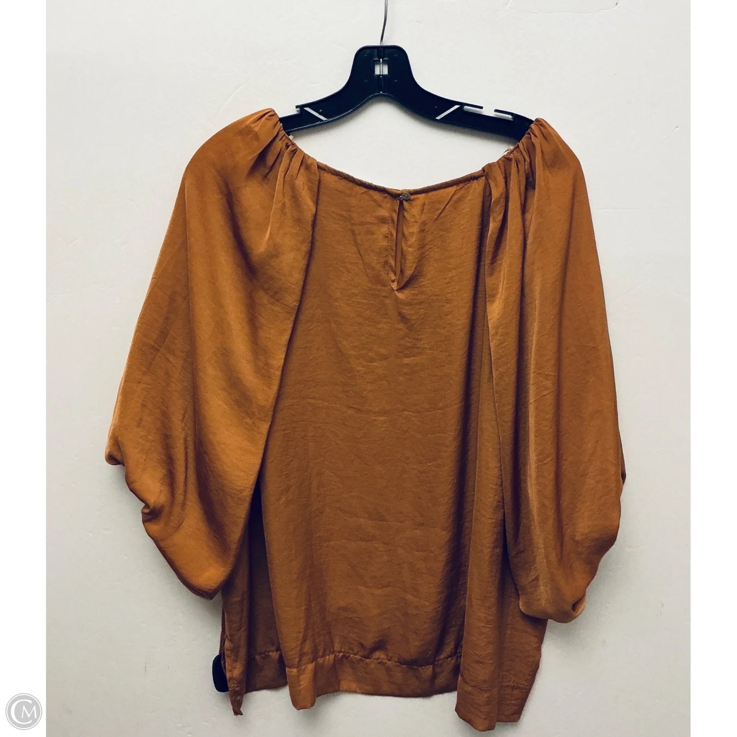 Top Short Sleeve By Umgee In Gold, Size: 2x
