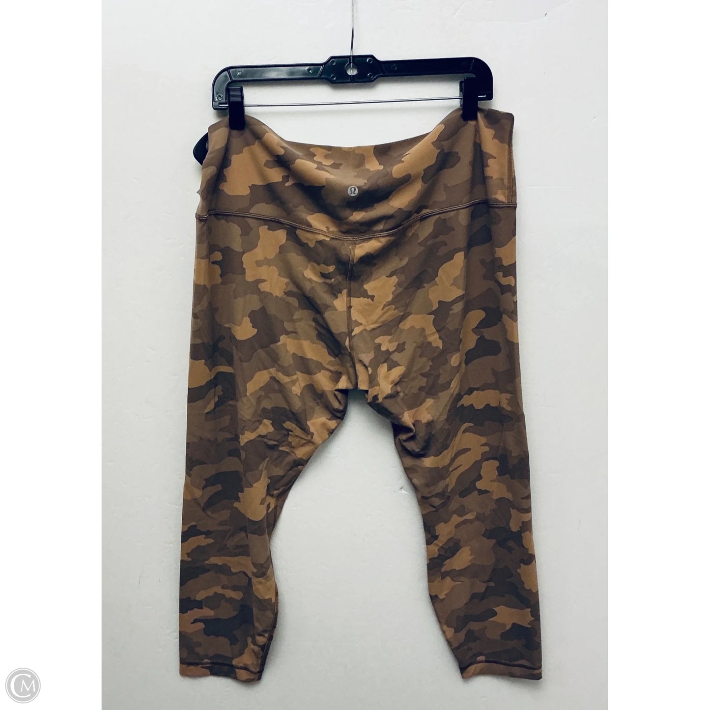 Athletic Leggings By Lululemon In Camouflage Print, Size: 18