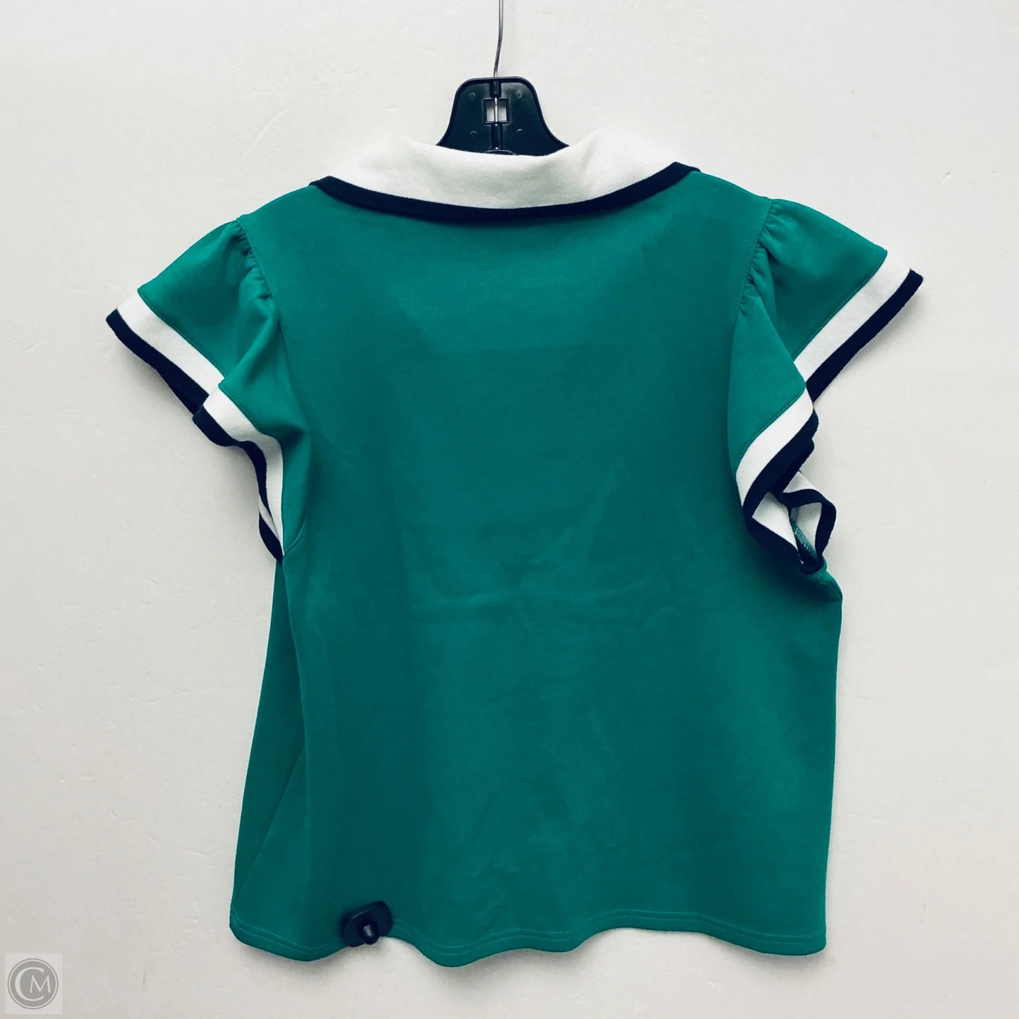 Top Short Sleeve By Entro In Green, Size: L
