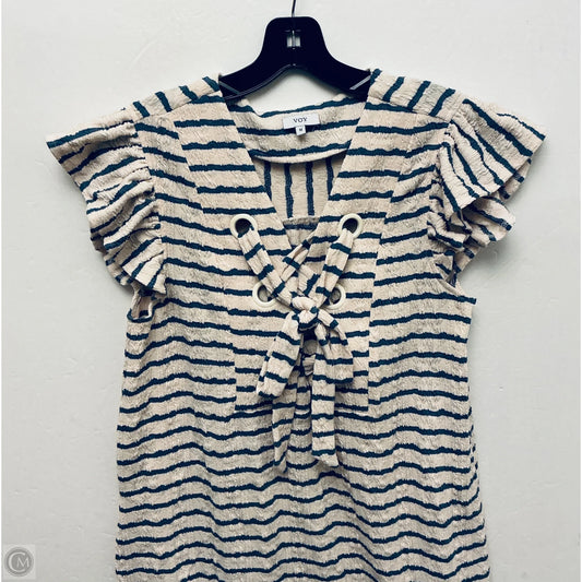 Dress Casual Short By Voy In Striped Pattern, Size: M